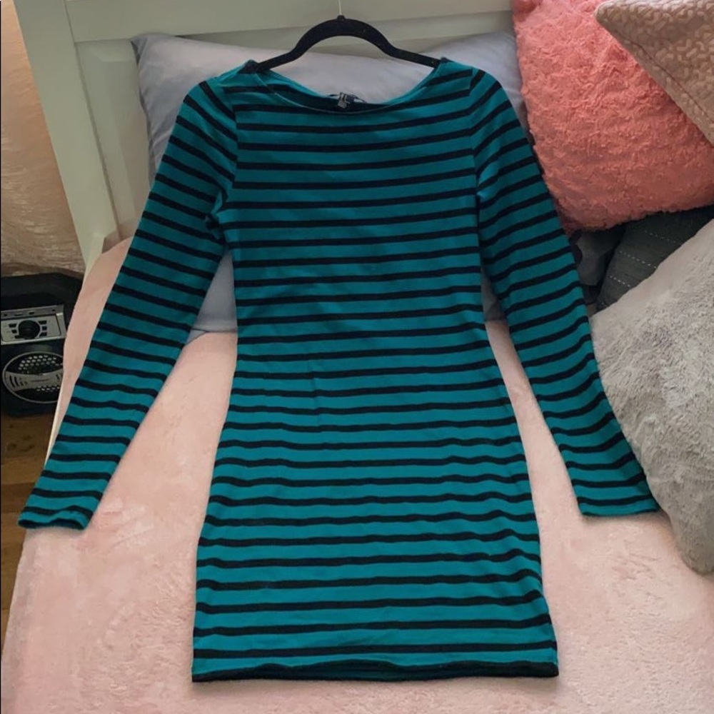 Forever 21 Skin tight Striped Dress